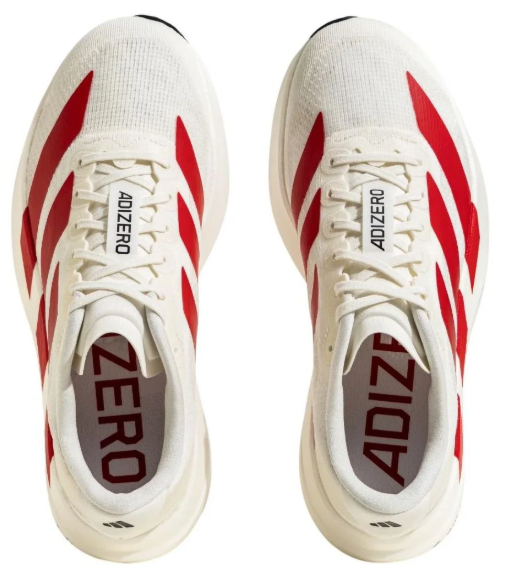 adidas Adizero EVO SL 'White Red' – Men's Running Shoe (JS1182)