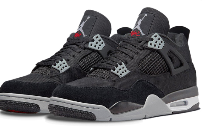 Air Jordan 4 Retro SE 'Black Canvas' Sneaker – DH7138-006