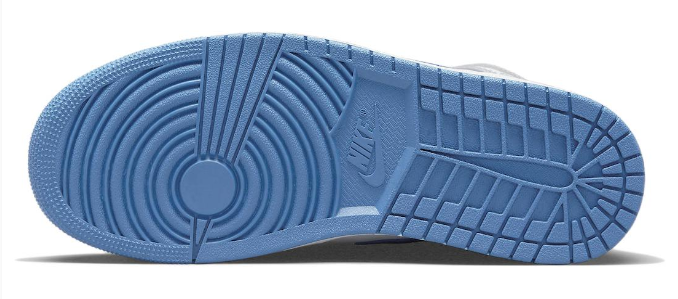 Air Jordan 1 Mid 'Cement Grey True Blue' Sneaker – DQ8426-014