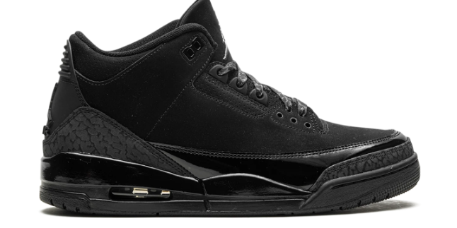Air Jordan 3 Retro 'Black Cat' 2025 Sneaker – CT8532-001