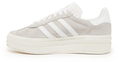 adidas Gazelle Bold 'Grey White' – Women's Stacked Suede Sneaker (HQ6893)