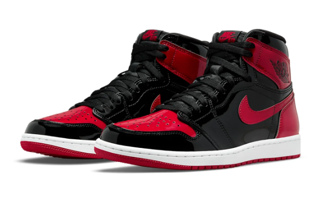 Air Jordan 1 Retro High OG 'Patent Bred' Sneaker – 555088-063