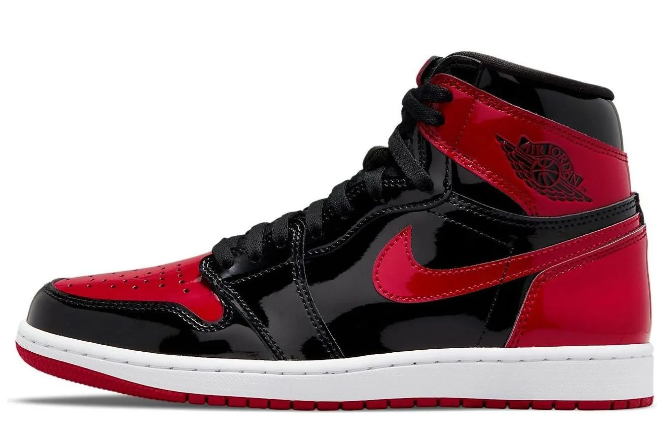 Air Jordan 1 Retro High OG 'Patent Bred' Sneaker – 555088-063