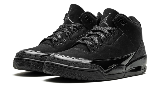 Air Jordan 3 Retro 'Black Cat' 2025 Sneaker – CT8532-001