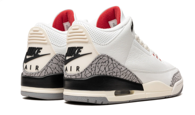 Air Jordan 3 Retro 'White Cement Reimagined' 2023 Sneaker – DN3707-100