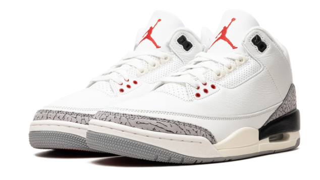 Air Jordan 3 Retro 'White Cement Reimagined' 2023 Sneaker – DN3707-100