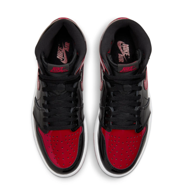 Air Jordan 1 Retro High OG 'Patent Bred' Sneaker – 555088-063