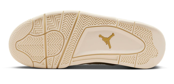 Air Jordan 4 Retro 'Metallic Gold' – Women's Sneaker (AQ9129-170)