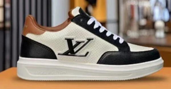 Louis Vuitton Trainer 'Black Monogram Denim' Sneaker