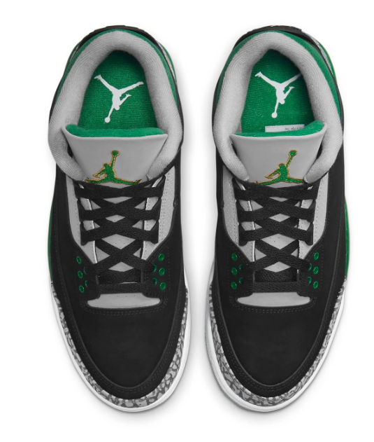 Air Jordan 3 Retro 'Pine Green' Sneaker – CT8532-030