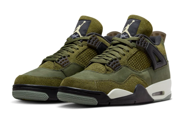 Air Jordan 4 Retro SE 'Craft Olive' Sneaker – FB9927-200