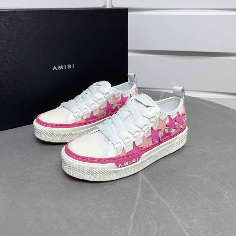 Amiri Stars Court Low-Top Sneakers PKM0101 Pink
