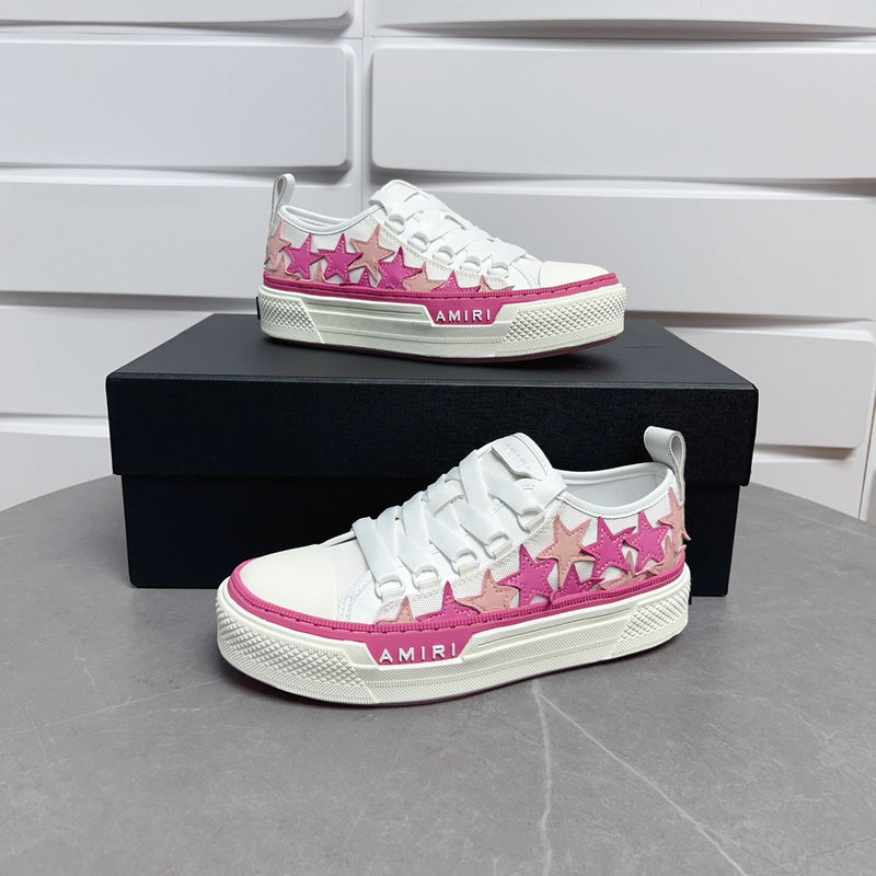 Amiri Stars Court Low-Top Sneakers PKM0101 Pink