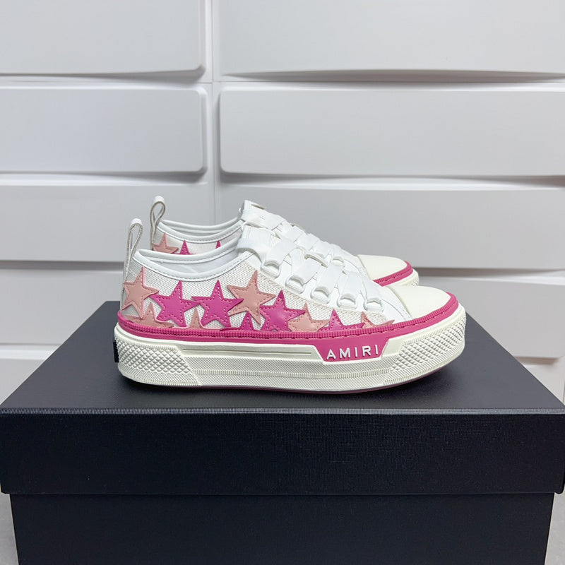 Amiri Stars Court Low-Top Sneakers PKM0101 Pink