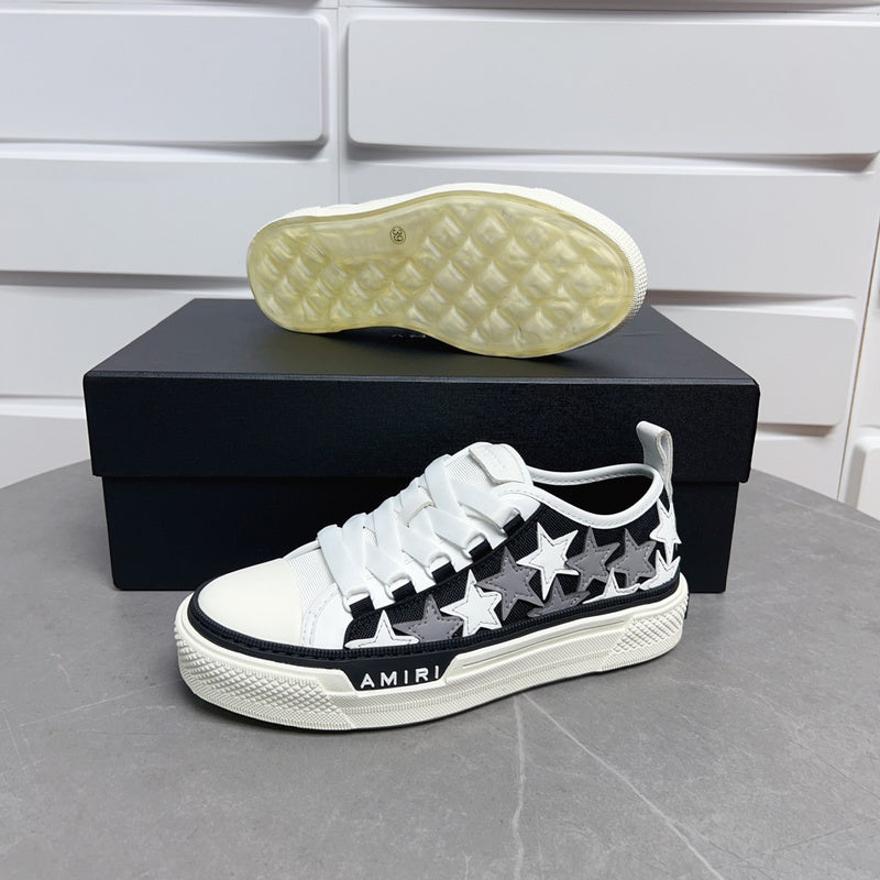 Amiri Stars Court Low-Top Sneakers PKM0101 Black