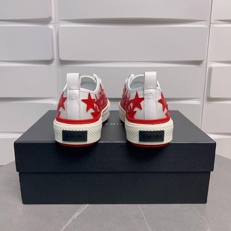 Amiri Stars Court Low-Top Sneakers PKM0101 Red