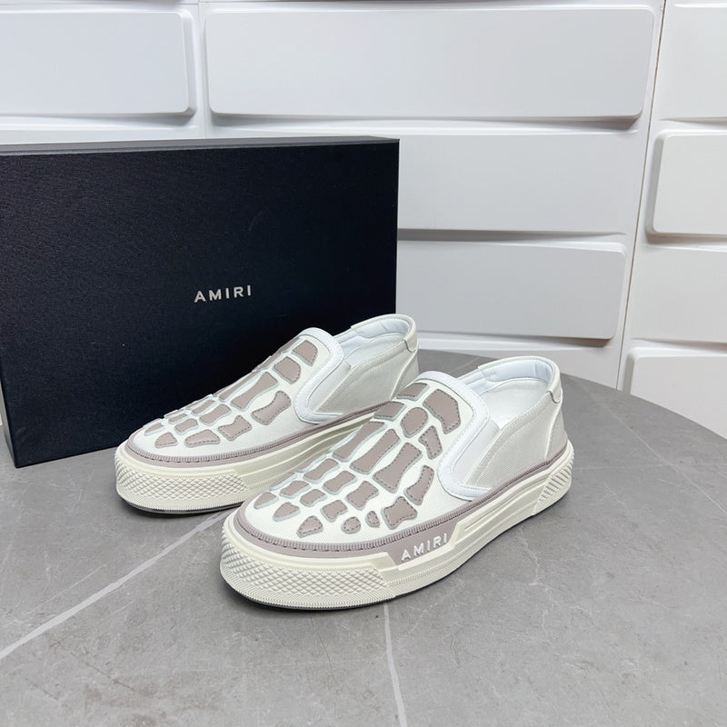 Amiri Stars Court Low-Top Sneakers PKM0102 Cream