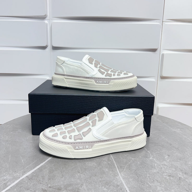 Amiri Stars Court Low-Top Sneakers PKM0102 Cream