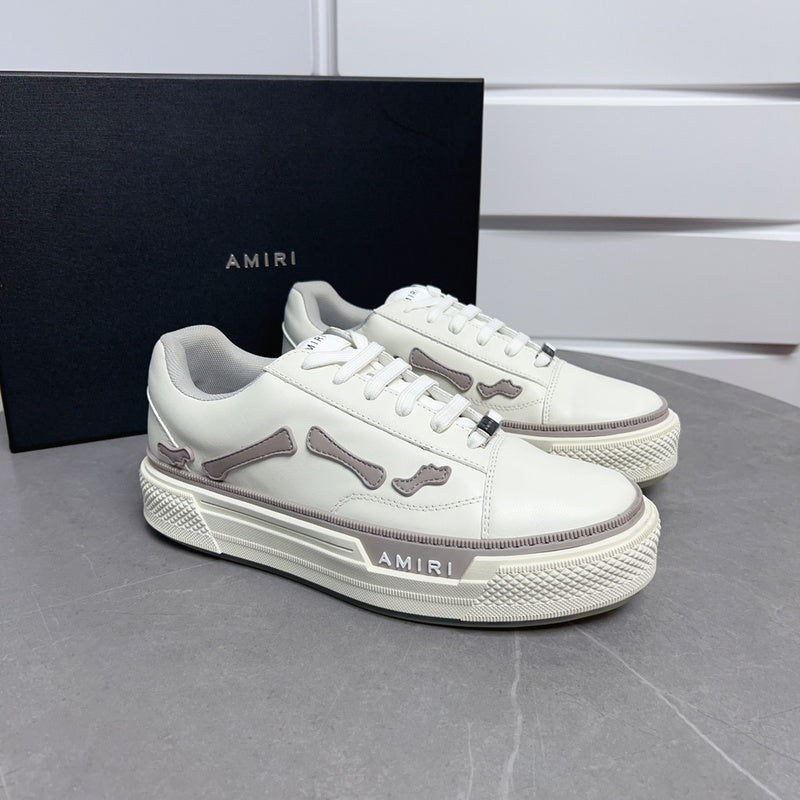 Amiri Stars Court Low-Top Sneakers PKM0108 Cream