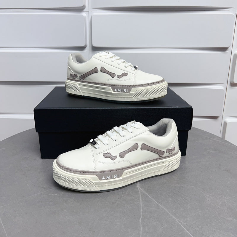 Amiri Stars Court Low-Top Sneakers PKM0108 Cream