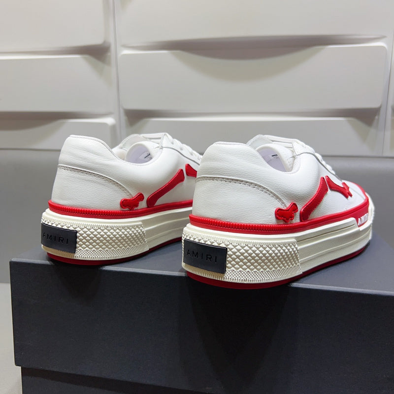 Amiri Stars Court Low-Top Sneakers PKM0108 Red