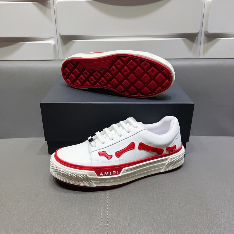 Amiri Stars Court Low-Top Sneakers PKM0108 Red