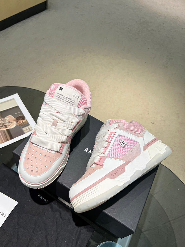 Amiri Stars Court Low-Top Sneakers PKM0107 Pink