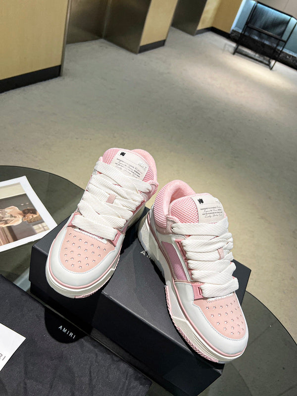 Amiri Stars Court Low-Top Sneakers PKM0107 Pink