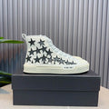 AMIRI Pacific Bones Sneakers in White/Black