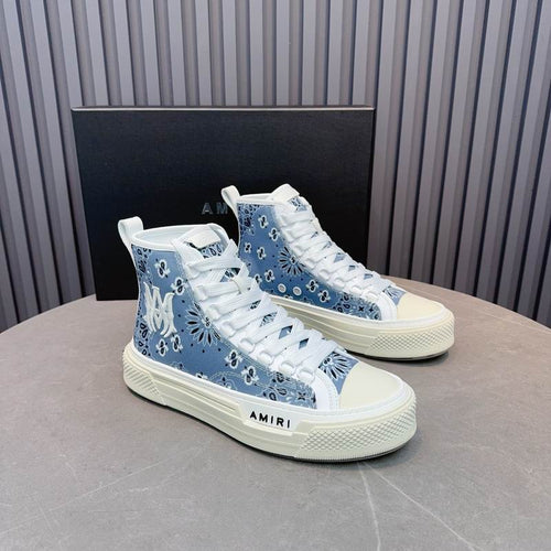 AMIRI Pacific Bones Sneakers in Brown