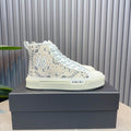 AMIRI Pacific Bones Sneakers in Cream