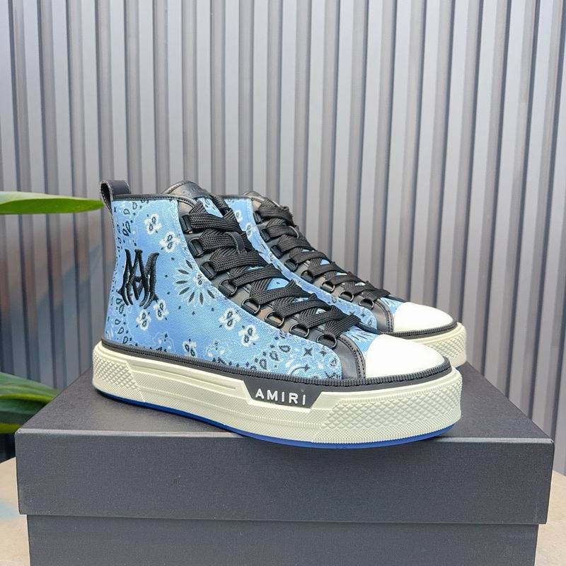 AMIRI Pacific Bones Sneakers in Navy