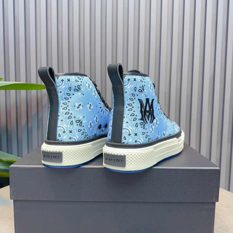 AMIRI Pacific Bones Sneakers in Navy