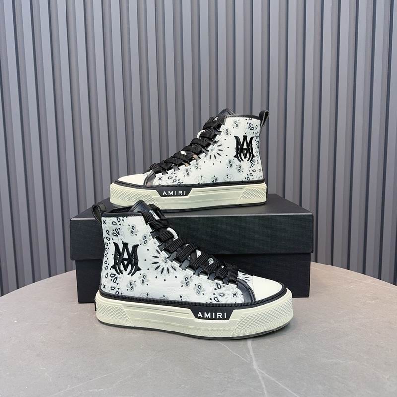 AMIRI Pacific Bones Sneakers — Brown