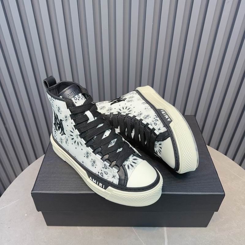 AMIRI Pacific Bones Sneakers — Brown