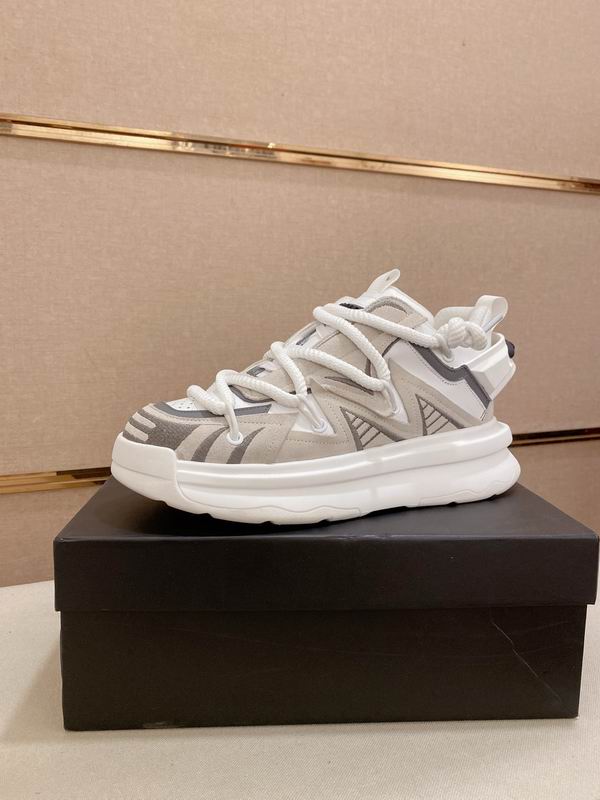 Amiri HNQ1201 Low-Top Sneakers Grey