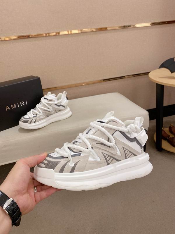 Amiri HNQ1201 Low-Top Sneakers Grey