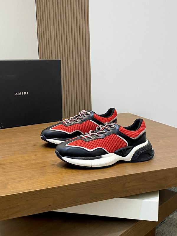 Amiri HNH0501 Low-Top Sneakers Black/Red