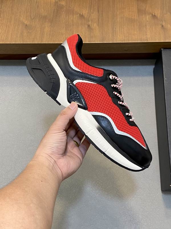 Amiri HNH0501 Low-Top Sneakers Black/Red