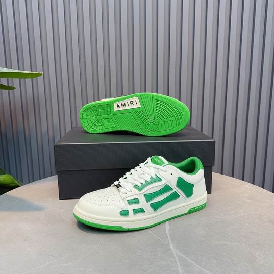 Amiri Skel-Top Low — White & Green | Fresh Out the Box Energy | EU 38–45