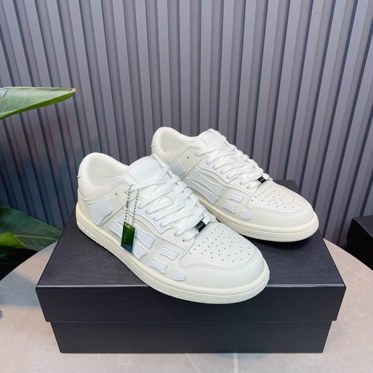 Amiri Skel-Top Low — White & Green | The Boldest Move in the Room | EU 38–45