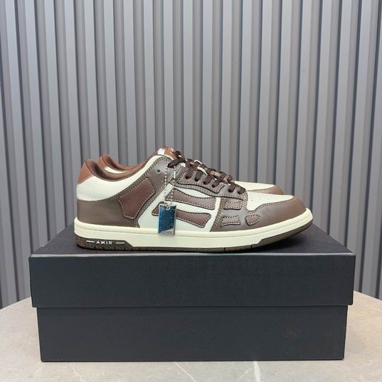 Amiri Skel-Top Low — Brown & White | The Colorway That Closes Fits | EU 38–45