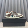 Amiri Skel-Top Low — Brown & White | The Colorway That Closes Fits | EU 38–45