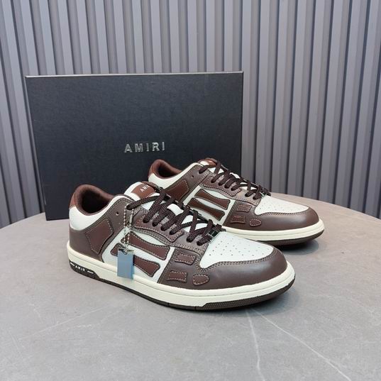 Amiri Skel-Top Low — Brown & White | The Colorway That Closes Fits | EU 38–45