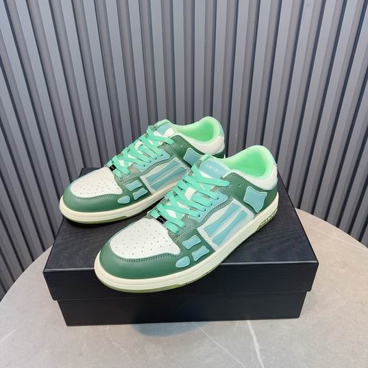 Amiri Skel-Top Low — Brown & White | From the Gym to the Gallery | EU 38–45