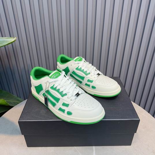 Amiri Skel-Top Low — White & Green | Fresh Out the Box Energy | EU 38–45
