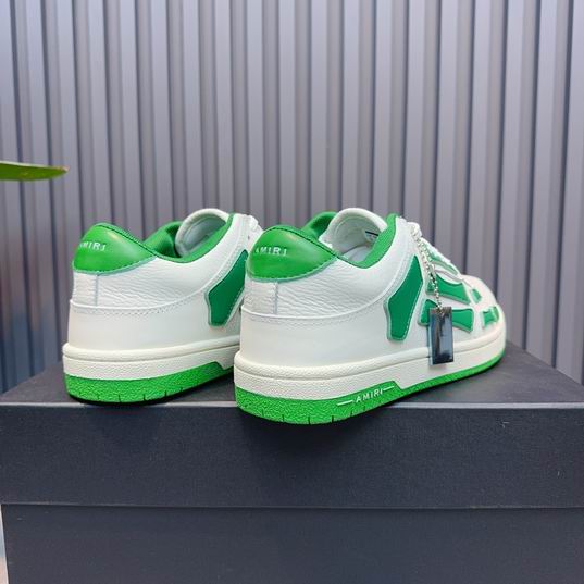 Amiri Skel-Top Low — White & Green | Fresh Out the Box Energy | EU 38–45
