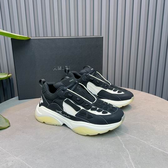 Amiri Skel-Top Low — White & Black | The Color That Commands Attention | EU 38–45