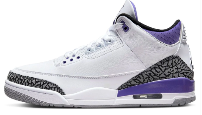Air Jordan 3 Retro 'Dark Iris' Sneaker – CT8532-105
