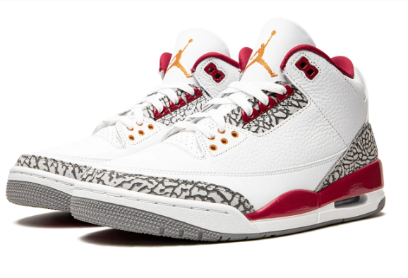 Air Jordan 3 Retro 'Cardinal' Sneaker – CT8532-126